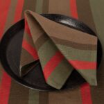 MIMOSA Table napkin red brown