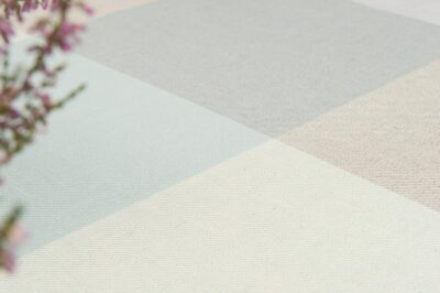 KARO Tablecloth light grey 7 KARO Tablecloth light grey