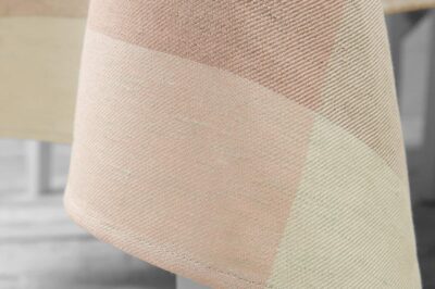 KARO Tablecloth light grey 8 KARO Tablecloth light grey