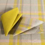 LOZANA Tablecloth grey yellow