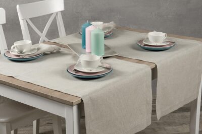 BIGA Table runner grey 3 BIGA Table runner grey