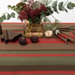 MIMOSA Tablecloth red brown