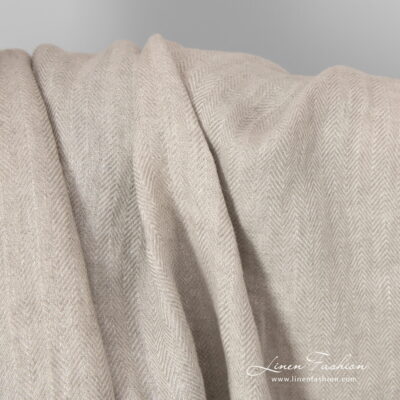 herringbone beige linen, classic chevron.