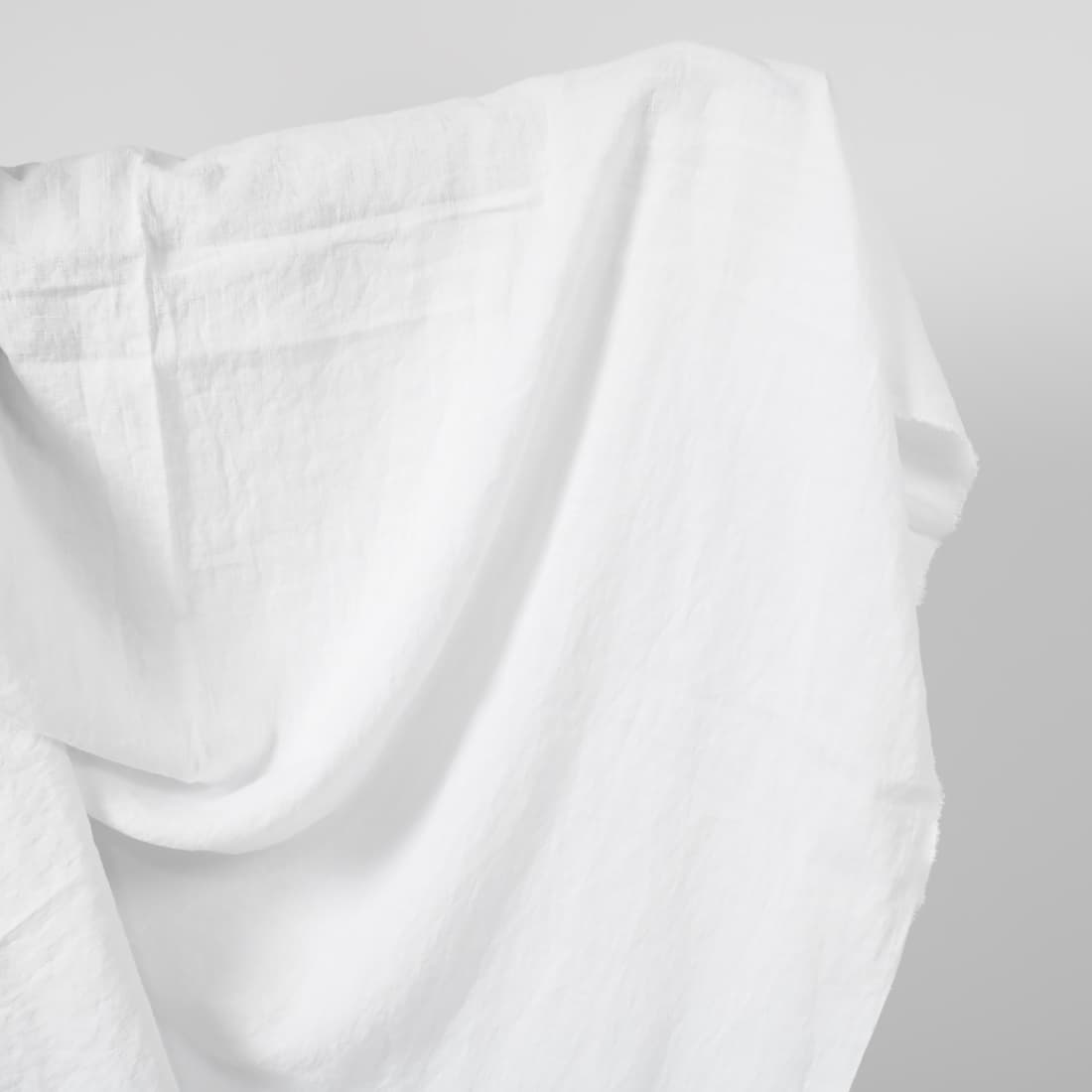 optic white washed linen fabric