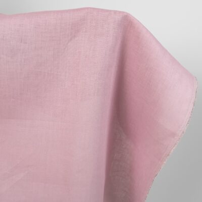 linen pink fabric, not washed