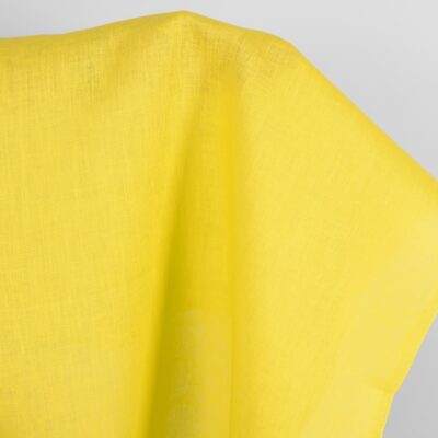 Linen fabric in sulphur spring colour product photo