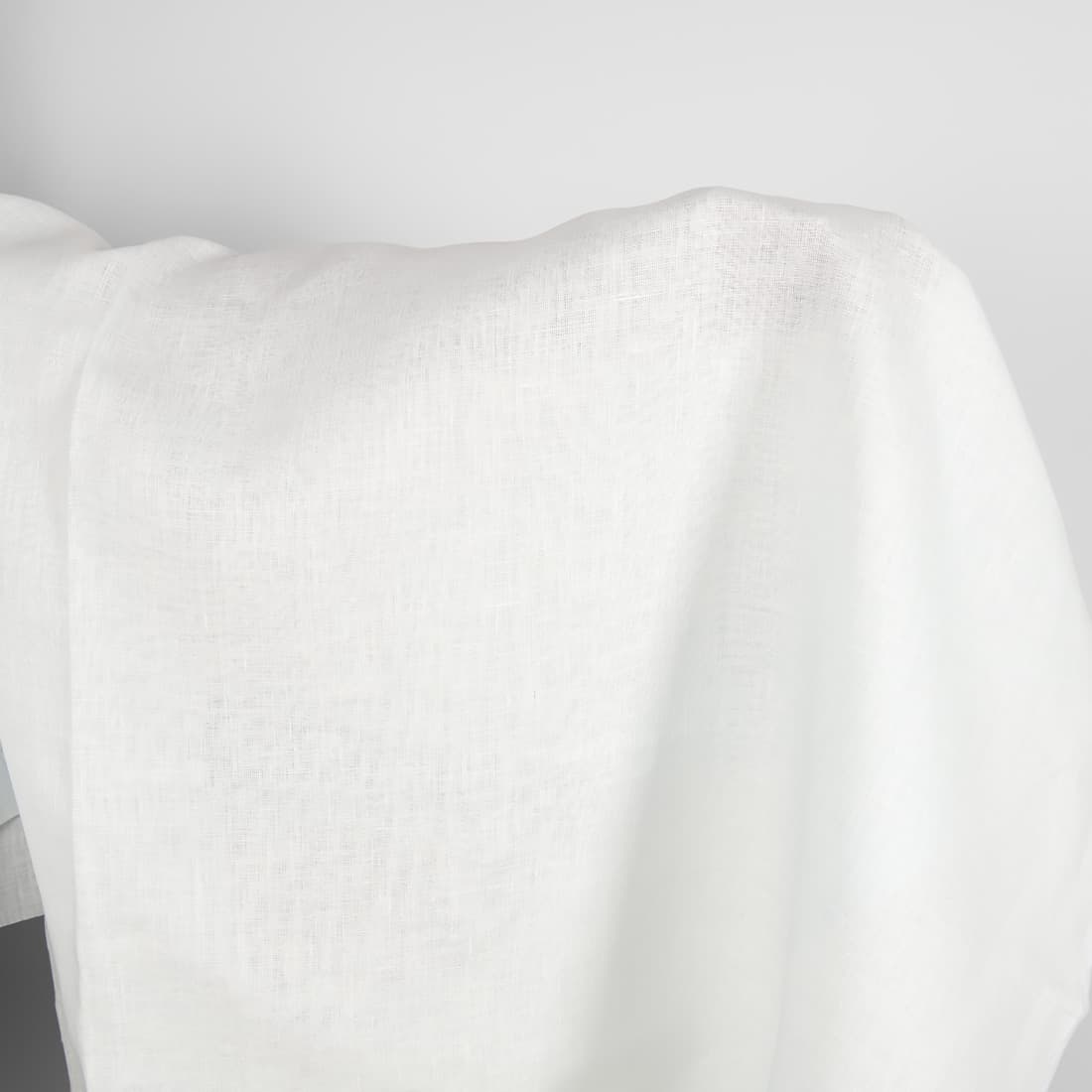 Linen fabric in illusion blue colour