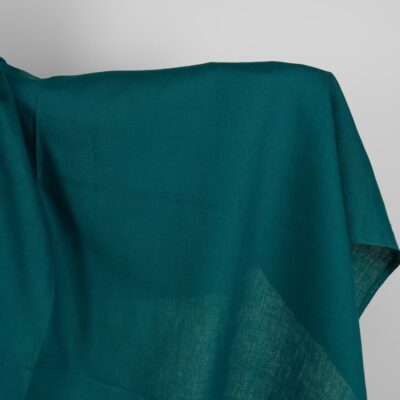 Linen fabric in lyons blue colour