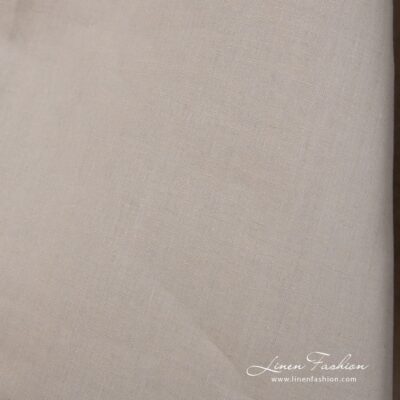 Sand grey linen fabric product picture close up detail view