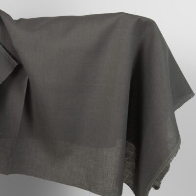 dark grey linen fabric