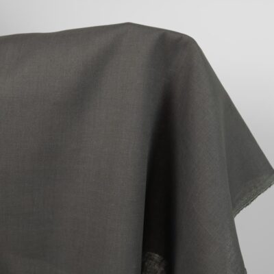 dark grey linen fabric, not washed