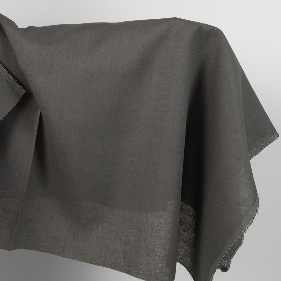 dark grey linen fabric