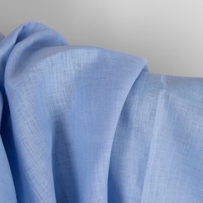 Light blue linen fabric texture
