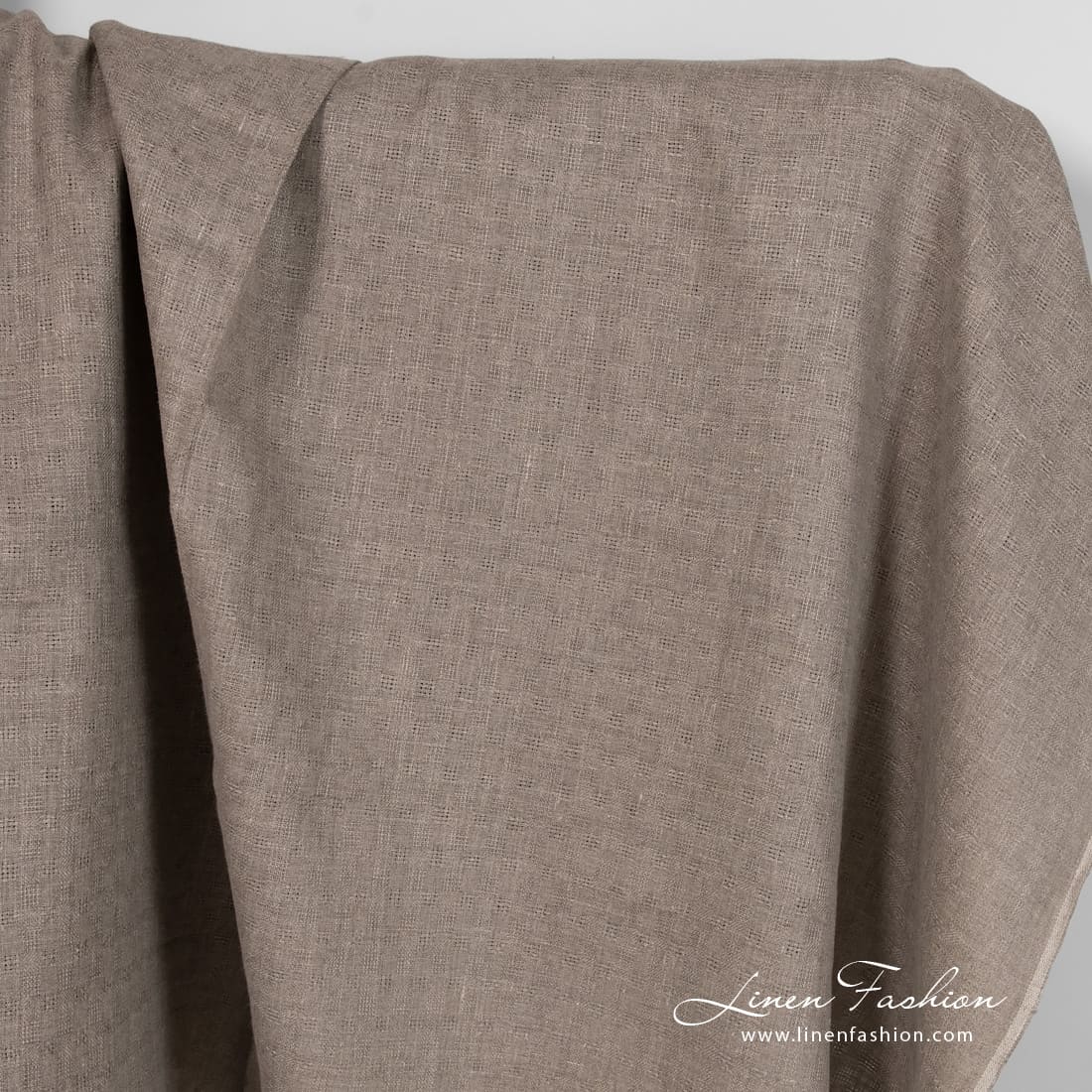 Undyed linen fabric