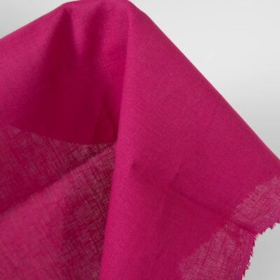 Linen fabric magenta colour not washed