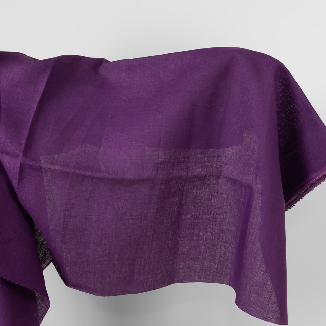 Linen fabric violet colour not washed product photo