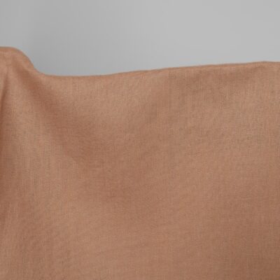 Linen fabric light clay colour close up detail