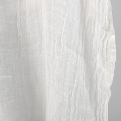 Off-White Transparent Linen Fabric, 150cm