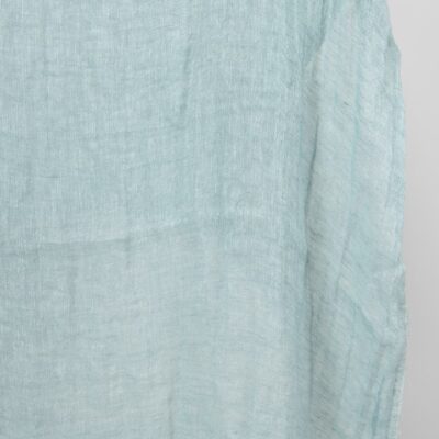 mint linen gauze fabric washed, for curtains, scarfs.