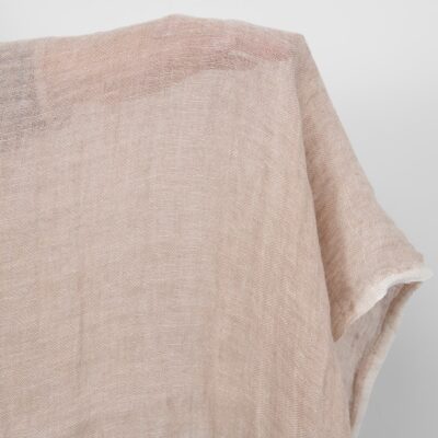 powder gauze linen washed fabric, transparent.