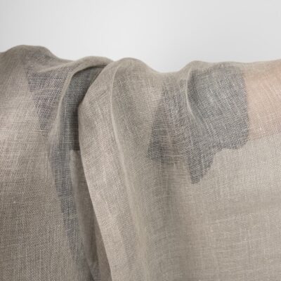 Natural linen transparent fabric 7 Natural linen gauze fabric, not dyed