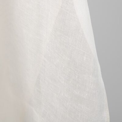 linen off white gauze fabric, creamy