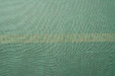 Mint green linen fabric transparent