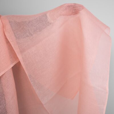 linen rose gauze fabric