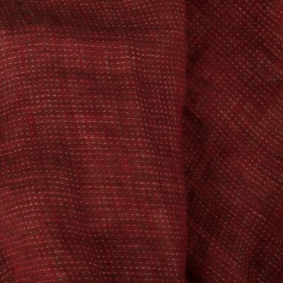 Double-sided washed linen fabric in warm brown 6 Double-sided washed linen fabric in warm brown