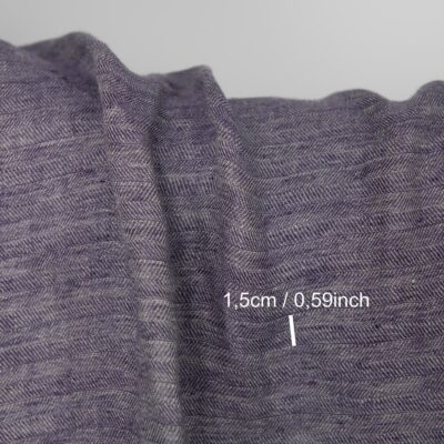 Washed linen fabric cobalt blue and beige double-sided 8 Washed linen fabric cobalt blue and beige double-sided, with measurements