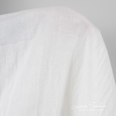 White linen fabric