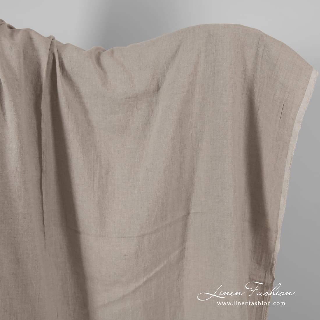 Natural linen color fabric