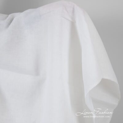 Off-white linen fabric, perfect for clothes and home textile