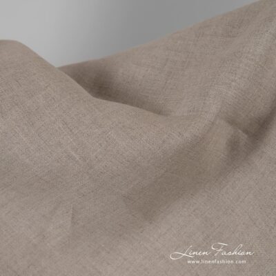 Natural grey linen fabric 6 Linen fabric in natural color