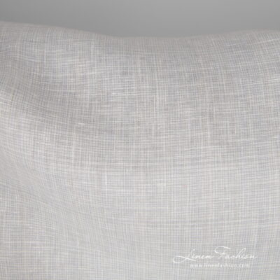 Wide linen fabric greyish white colour product photo