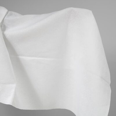 Linen cotton fabric optic white rhombus pattern