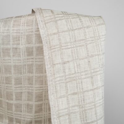 linen jacquard fabric squares double sided