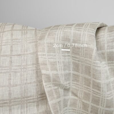 linen jacquard fabric squares 2cm.