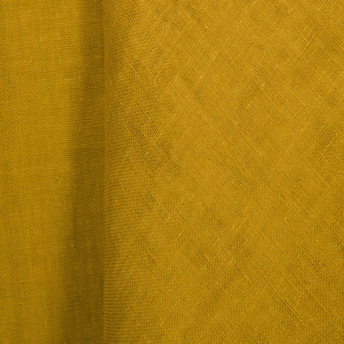 Yellow double-sided linen fabric