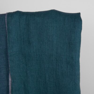 Double-sided blue washed linen fabric 8 Double-sided blue washed linen fabric turquoise