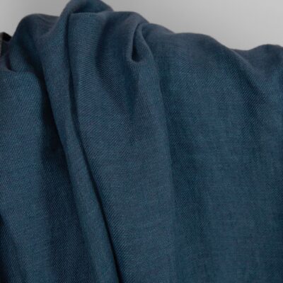 Double-sided blue washed linen fabric 7 Double-sided blue washed linen fabric texture