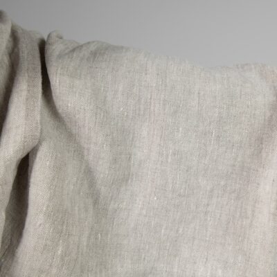Washed heavy linen fabric beige colour 8 Washed heavy linen fabric beige colour product photo
