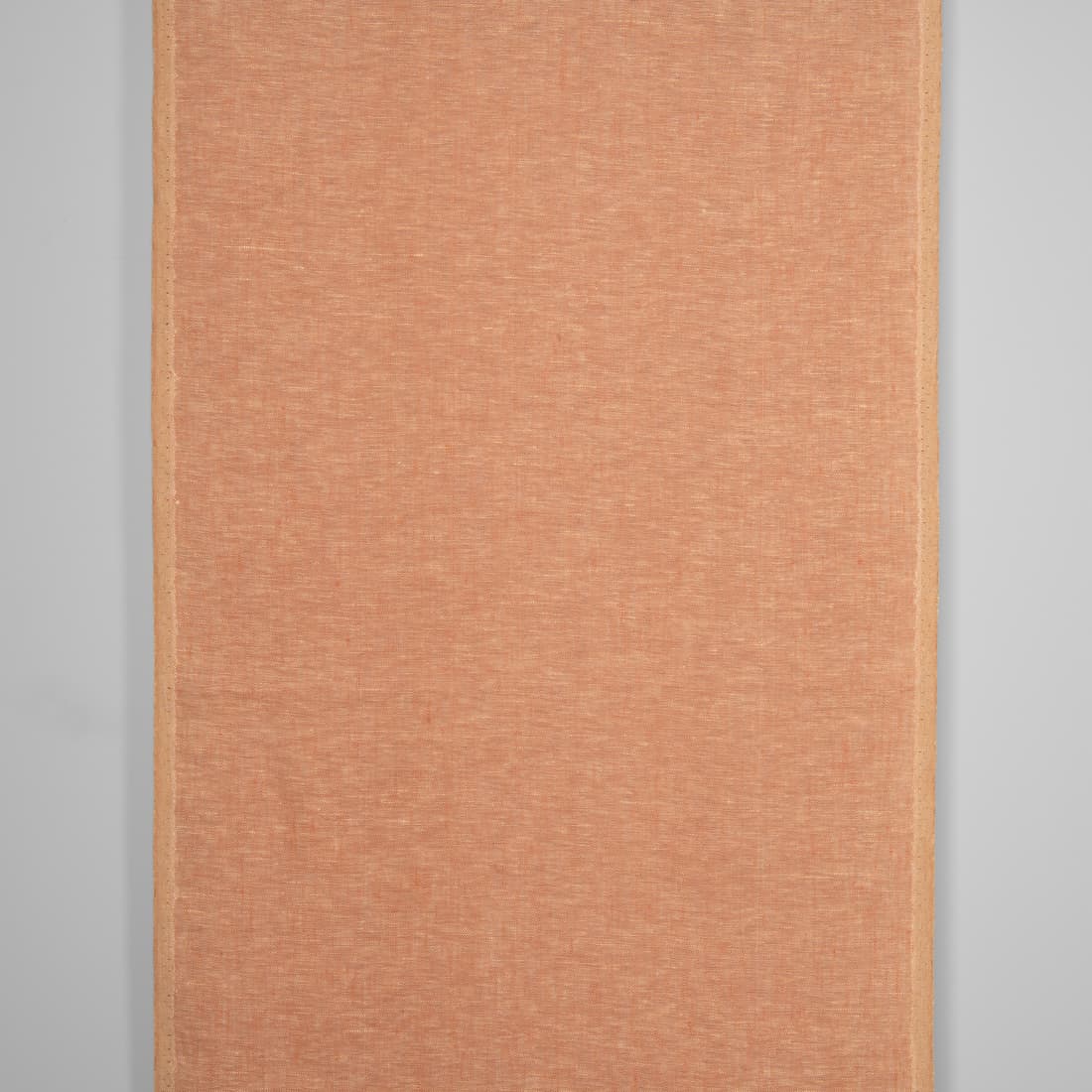 Narrow linen fabric in cream and nude colour melange