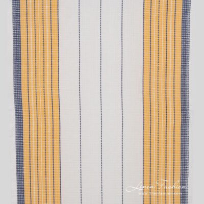 Linen cotton fabric in waffle pattern