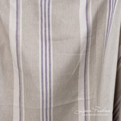 Linen fabric in light beige.
