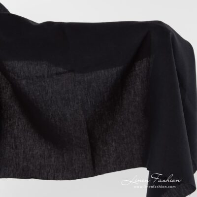 Linen navy fabric.