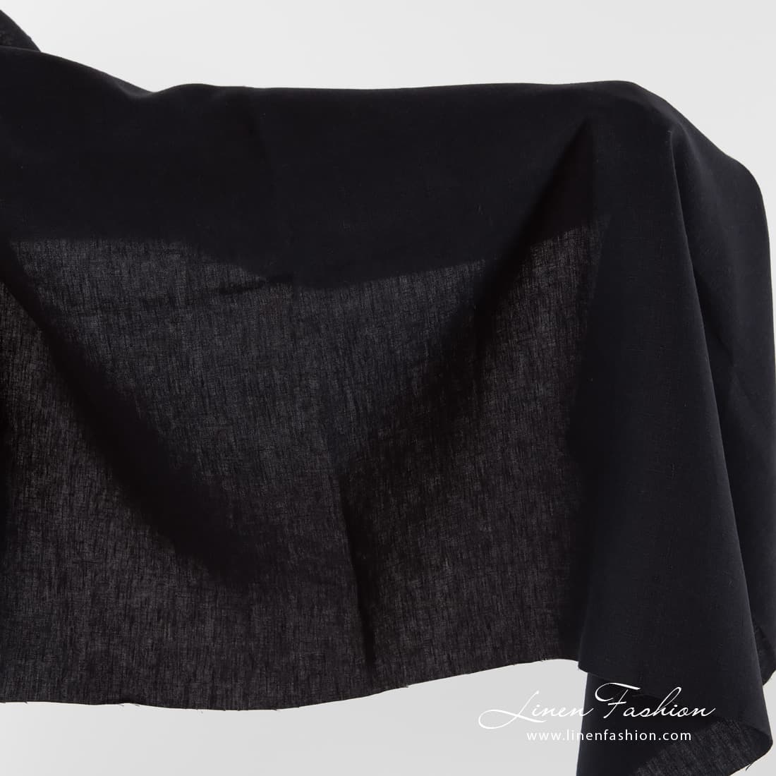 Linen navy fabric.