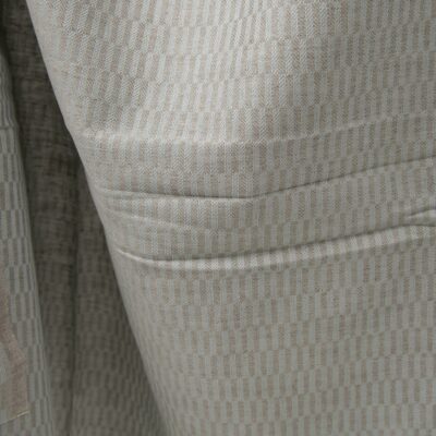Blue and grey patterned linen cotton fabric texture