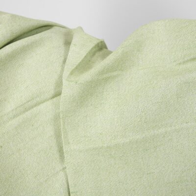 linen cotton light green fabric, panama