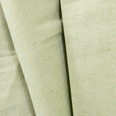 linen cotton light green fabric, width 150cm